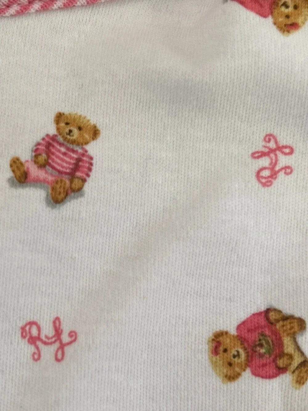 Lot of 2 ~ NWT Ralph Lauren Polo Bear Bibs ~ Embroidered Logo
